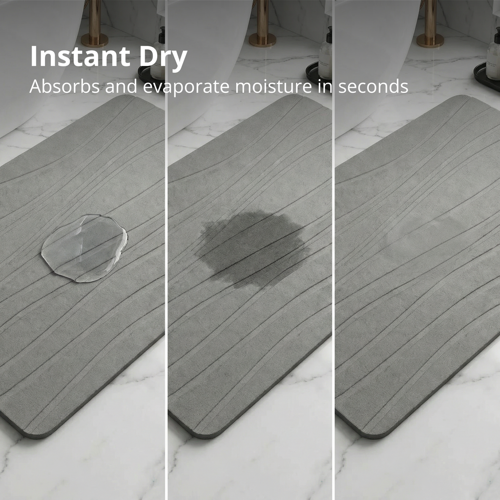 Diatomite Earth Bath Mat Multi-size