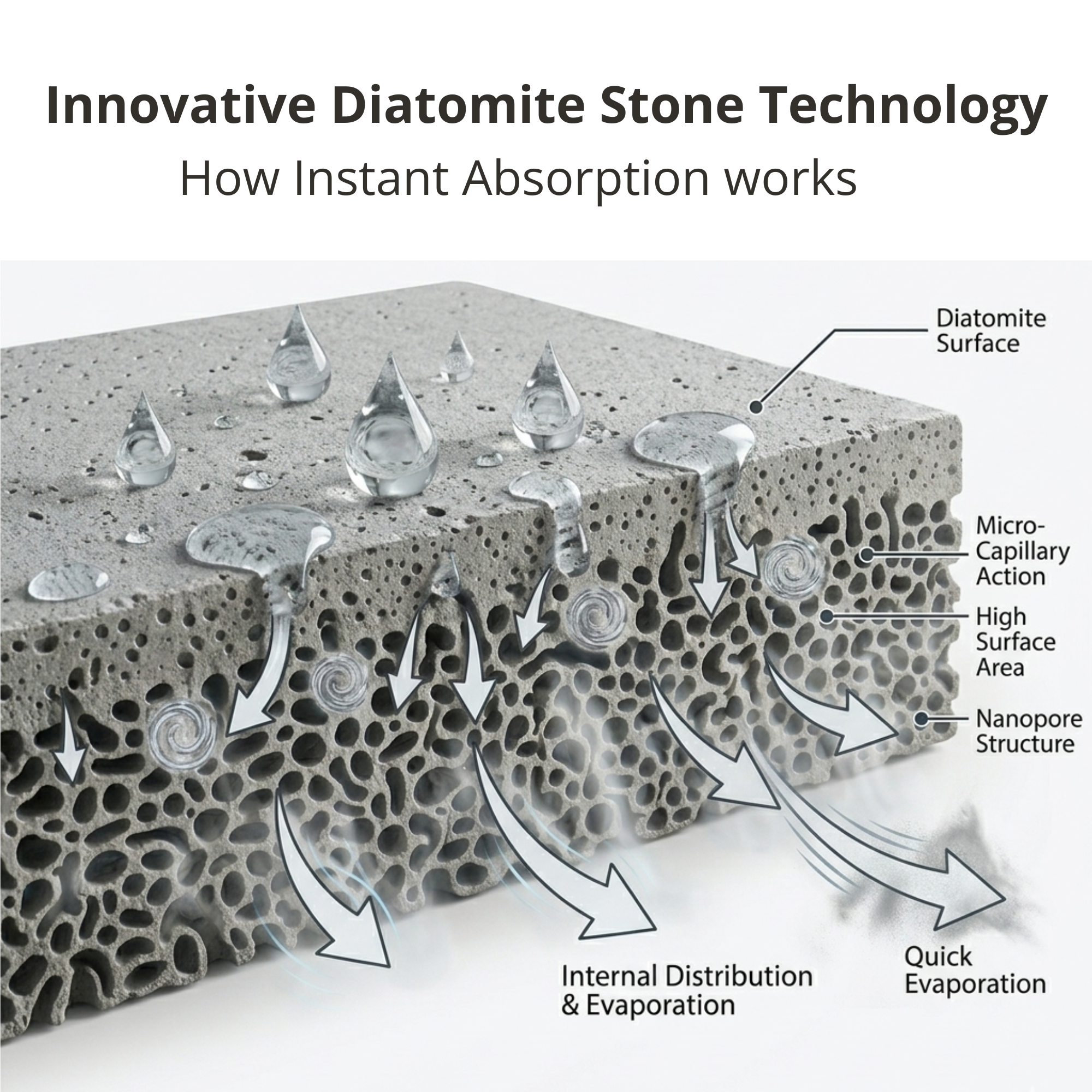 Countertop Stone Drying Mat