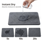 Small Anti-Splash Stone Feeding Mat (2 Pack)