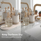 Faucet Stone Mat Round