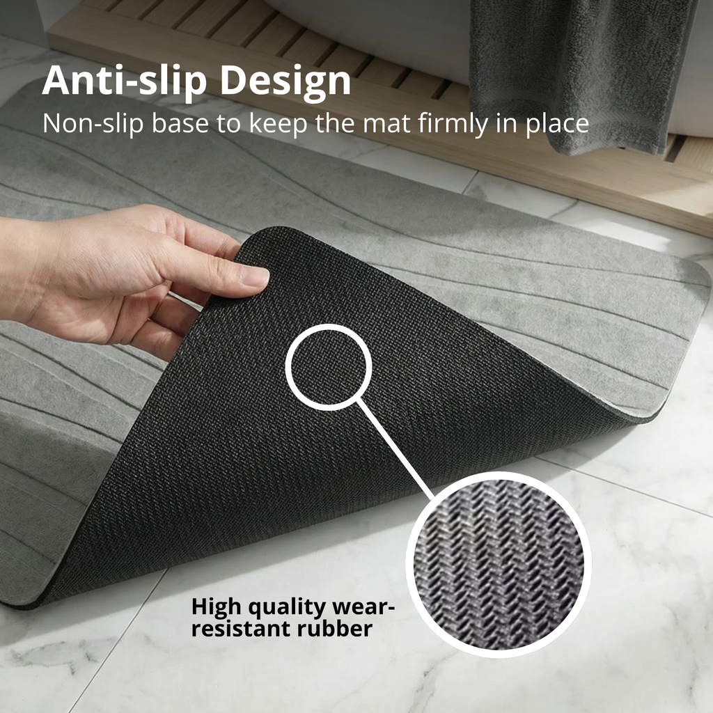 Diatomite Earth Bath Mat Multi-size