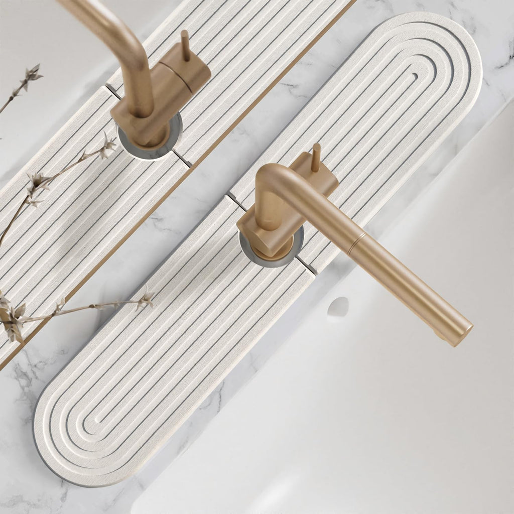 Faucet Stone Mat Round